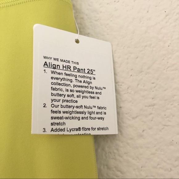 NWT Lululemon Align Leggings Size 2 - Picture 2 of 4